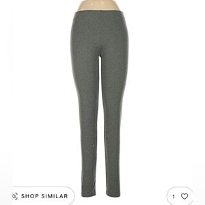 Serra Charcoal Grey Heather Gray Footless Leggings